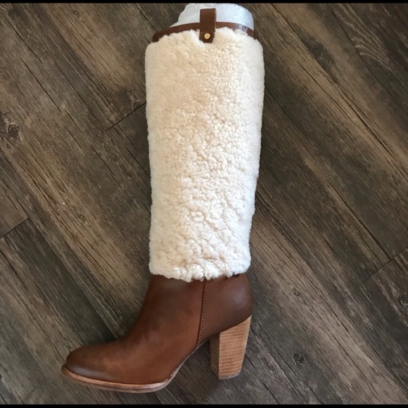 🦃LAST CHANCE Ugg Ava Sheepskin Heeled Boots - Picture 2 of 7